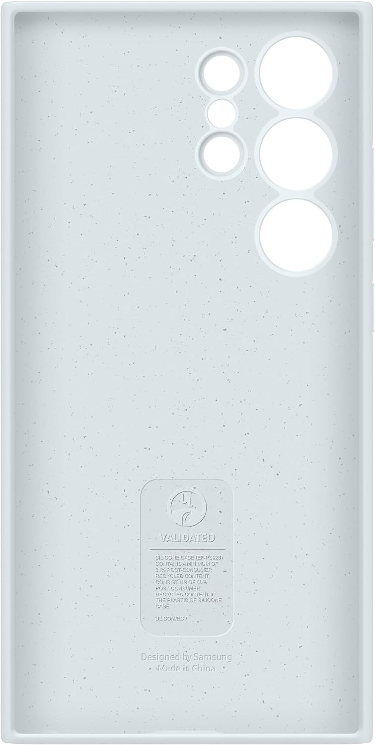 Samsung Galaxy Official S24 Ultra Silicone Case, White White S24 Ultra Silicone Case