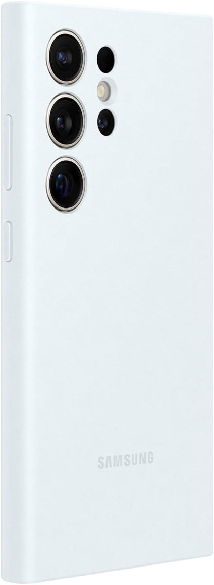 Samsung Galaxy Official S24 Ultra Silicone Case, White White S24 Ultra Silicone Case