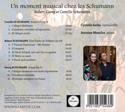 Moment Musical Chez les Schumann