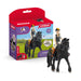schleich 42640 HORSE CLUB Horse Club Tori & Princess Playset for ages 5+, Black