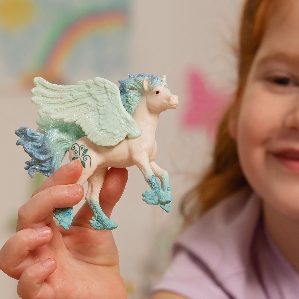 schleich 70824 BAYALA Stormy Unicorn Foal Figurine for ages 5+