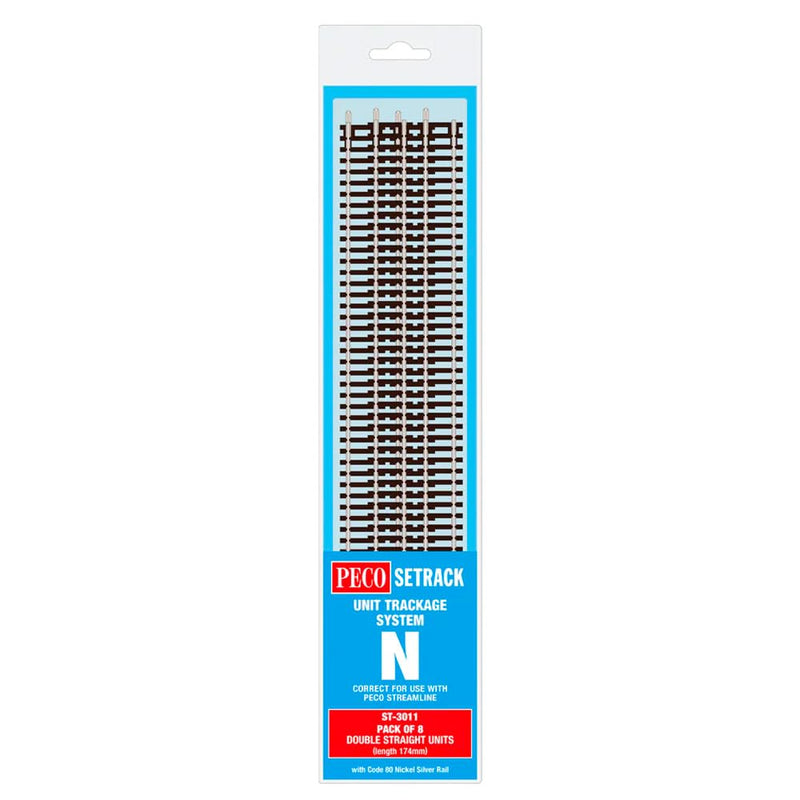 ST-3011 Setrack Double Straight Track 174mm (4