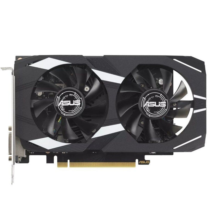 ASUS Dual NVIDIA GeForce RTX 3050 6GB OC Edition Gaming Graphics Card - PCIe 4.0, 6GB GDDR6 Memory, HDMI 2.1, DisplayPort 1.4a, 2-Slot Design, Axial-tech Fan Design, 0dB Technology, Steel Bracket