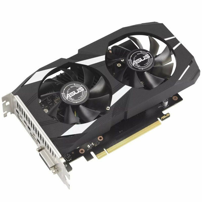 ASUS Dual NVIDIA GeForce RTX 3050 6GB OC Edition Gaming Graphics Card - PCIe 4.0, 6GB GDDR6 Memory, HDMI 2.1, DisplayPort 1.4a, 2-Slot Design, Axial-tech Fan Design, 0dB Technology, Steel Bracket