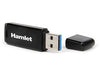 Hamlet xzp32gbu3 Pen Drive 32 GB USB 3.0 5Gb/s, Black/Charcoal