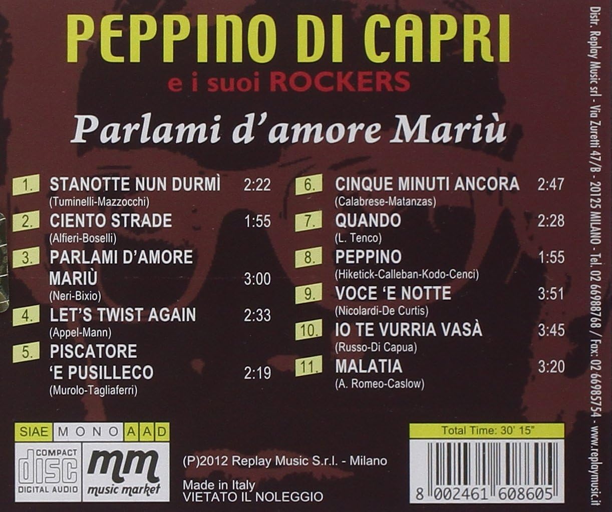 Parlami D'Amore Mariu'