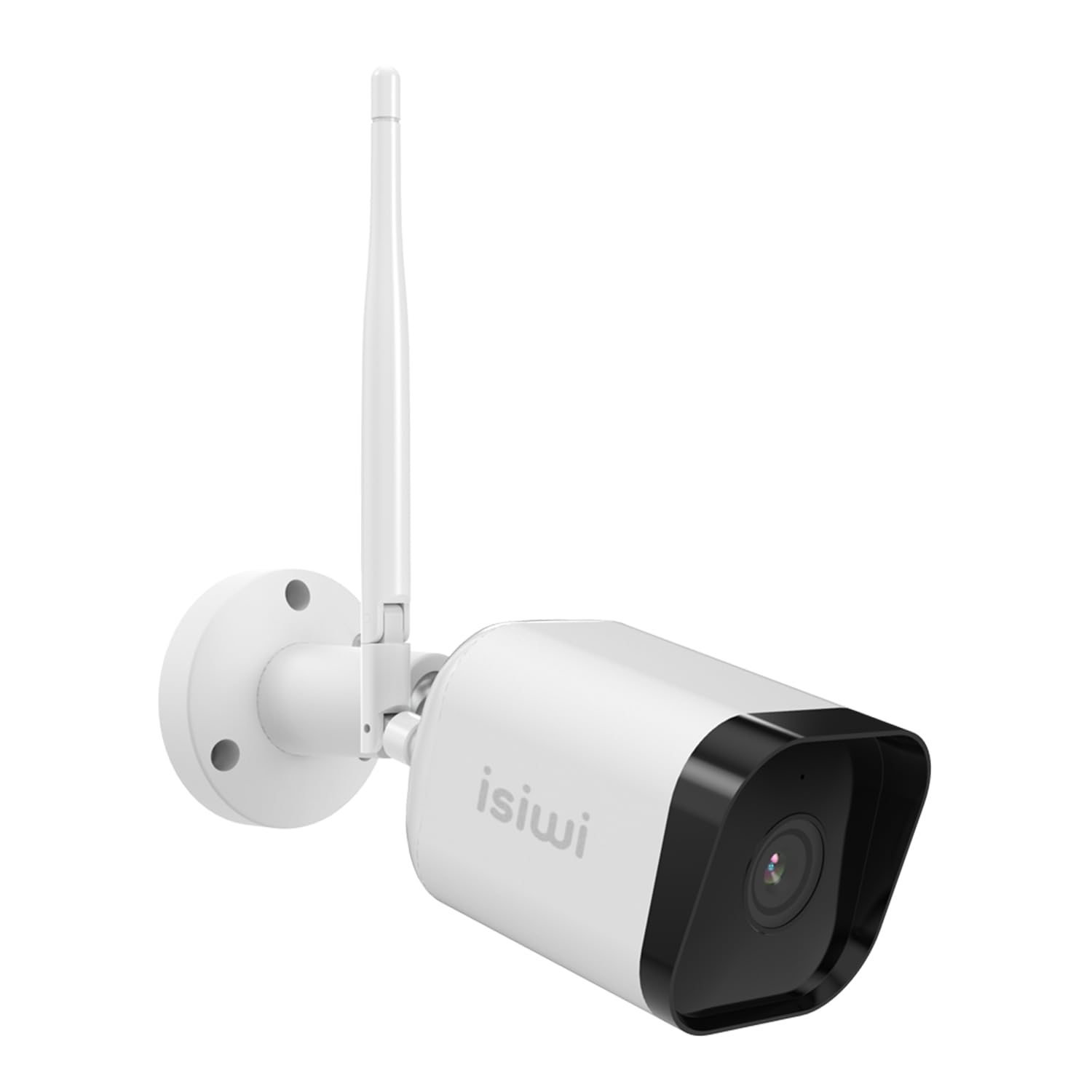 Isiwi Telecamera IP Cam 4MP 1080P IP66 Full HD WiFi Wireless Interno/Esterno, Rilevamento Movimento, PIR luce deterrenza Sirena Audio Bidirezionale, Visione Notturna per NVR Kit Connect S2 S4 Air