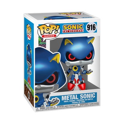 Funko Pop! Games: Sonic the Hedgehog - Metal Sonic the Hedgehog - Sonic the Hedgehog - Collectable Vinyl Figure - Gift Idea - Official Merchandise - Toys for Kids & Adults - Games Fans
