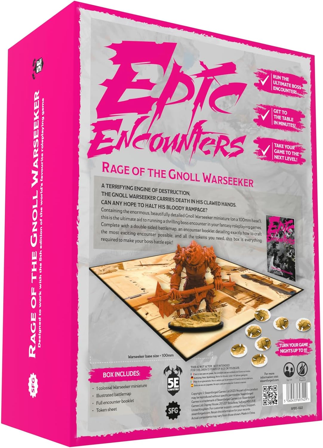Steamforged Games Epic Encounters: Rage of the Gnoll Warseeker
