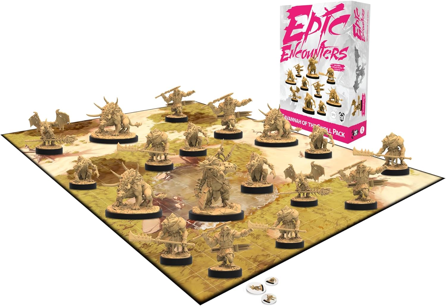 Steamforged Games Epic Encounters: Savannah of the Gnoll Pack