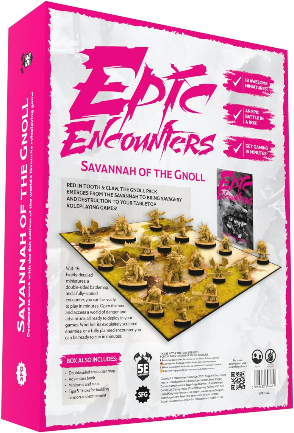 Steamforged Games Epic Encounters: Savannah of the Gnoll Pack