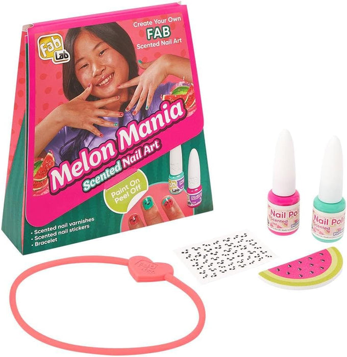 FabLab 24701 Melon Mania Nail Art Kit, Multi