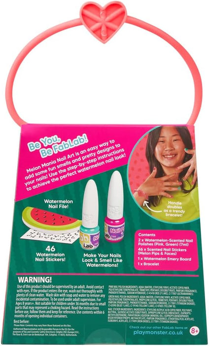 FabLab 24701 Melon Mania Nail Art Kit, Multi