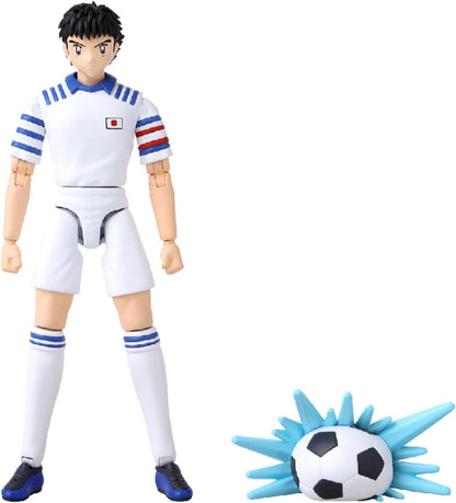 Bandai - Anime Heroes - Captain Tsubasa - Actionfigur Anime Heroes 17 cm - Tsubasa Ozora - Gelenkfigur mit Zubehör - Manga-Figur - Fussball Figuren - Spielzeug für Kinder ab 4 Jahren - 37791