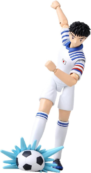 Bandai - Anime Heroes - Captain Tsubasa - Actionfigur Anime Heroes 17 cm - Tsubasa Ozora - Gelenkfigur mit Zubehör - Manga-Figur - Fussball Figuren - Spielzeug für Kinder ab 4 Jahren - 37791