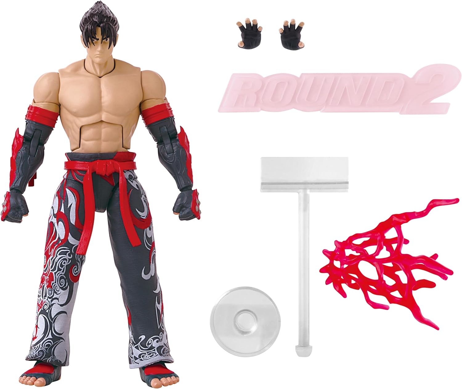 BANDAI Game Dimensions Tekken Jin Kazama Action Figure | 17cm Jin Kazama Figure With 17 Points Of Articulation And Accessories Based On Tekken Video Games | Action Figures Girls And Boys Toys