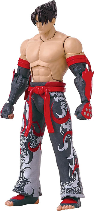 BANDAI Game Dimensions Tekken Jin Kazama Action Figure | 17cm Jin Kazama Figure With 17 Points Of Articulation And Accessories Based On Tekken Video Games | Action Figures Girls And Boys Toys