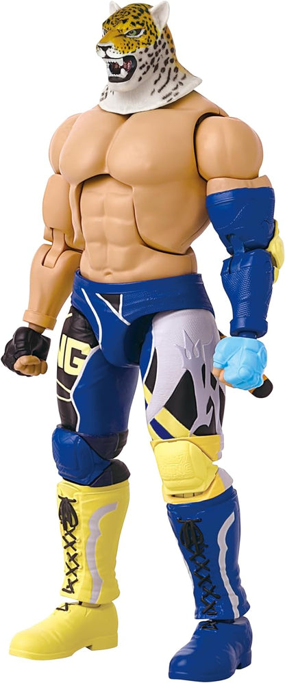 BANDAI Game Dimensions Tekken King Action Figure | 17cm King Figure With 17 Points Of Articulation And Accessories Based On Tekken Video Games | Action Figures Girls And Boys Toys