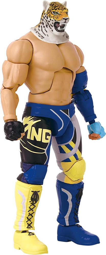 BANDAI Game Dimensions Tekken King Action Figure | 17cm King Figure With 17 Points Of Articulation And Accessories Based On Tekken Video Games | Action Figures Girls And Boys Toys