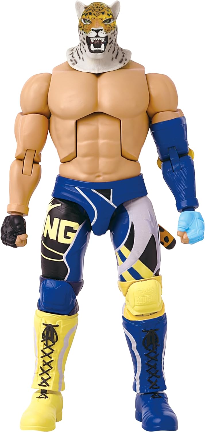 BANDAI Game Dimensions Tekken King Action Figure | 17cm King Figure With 17 Points Of Articulation And Accessories Based On Tekken Video Games | Action Figures Girls And Boys Toys
