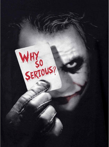 Batman Joker Why So Serious T-Shirt Uomo