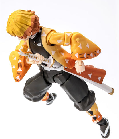 BANDAI - Ultimate Legends HD - Actionfigur Demon Slayer 12 cm - Zenitsu Agatsuma - Offizielle Demon Slayer Lizenz - Gelenkige Zenitsu Figur - Spielzeug für Kinder ab 4 Jahren - VE88962
