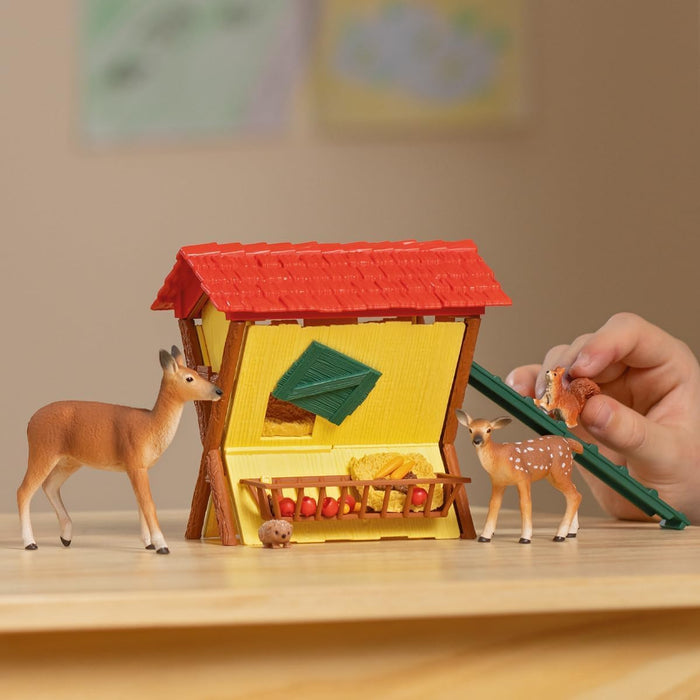 schleich 42658 FARM WORLD Feeding the Forest Animals Playset for ages 3+