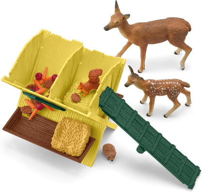 schleich 42658 FARM WORLD Feeding the Forest Animals Playset for ages 3+