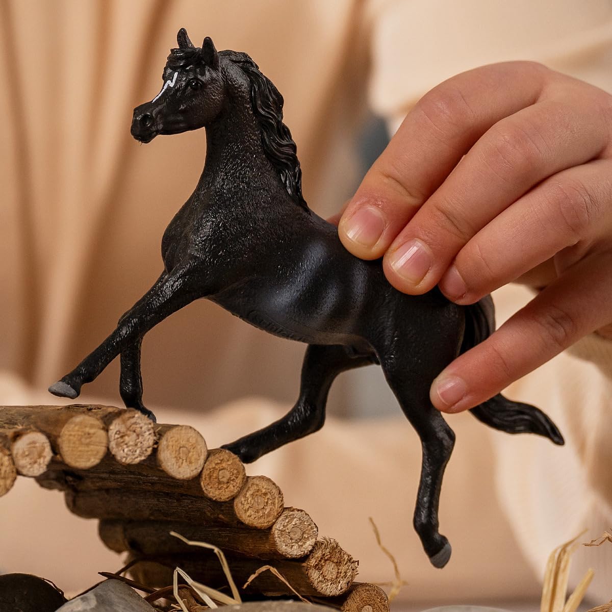 schleich 13981 HORSE CLUB Arab Stallion Figurine for ages 5+