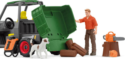 schleich 42659 FARM WORLD Working in the Forest Playset for ages 3+