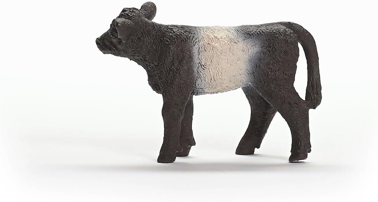 schleich 13969 FARM WORLD Galloway Calf Figurine for ages 3+, Black
