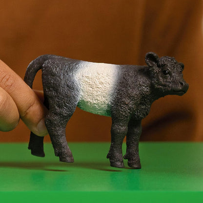 schleich 13969 FARM WORLD Galloway Calf Figurine for ages 3+, Black