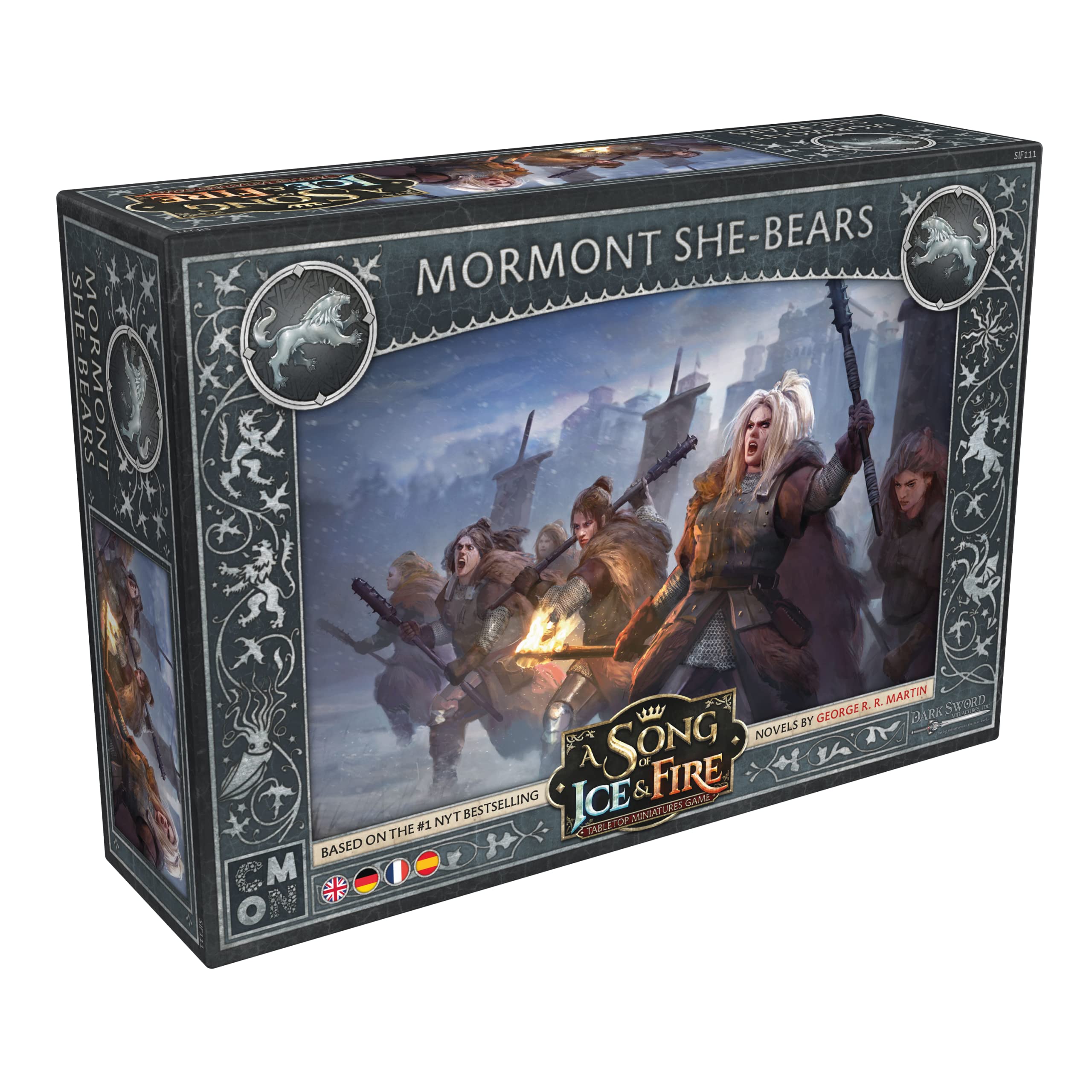 CMON | A Song of Ice & Fire - Bears of Haus Mormont | Expansion | Tabletop | 2 Players | From 14+ Years | 45+ Minutes | German | Multilingual
