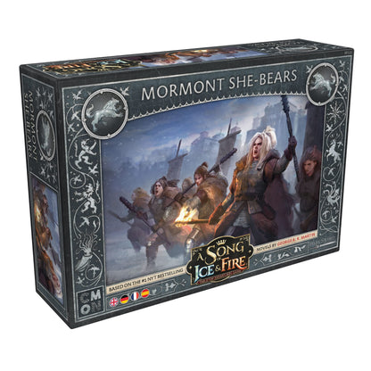 CMON | A Song of Ice & Fire - Bears of Haus Mormont | Expansion | Tabletop | 2 Players | From 14+ Years | 45+ Minutes | German | Multilingual