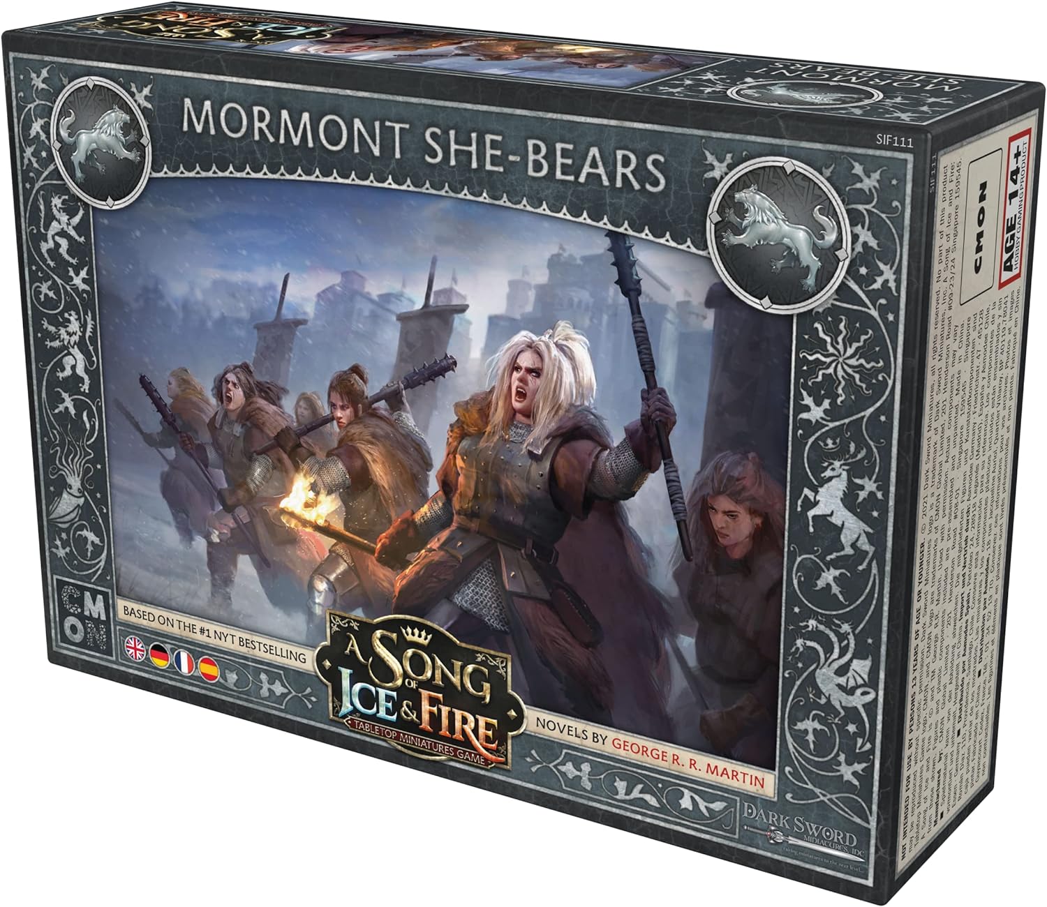 CMON | A Song of Ice & Fire - Bears of Haus Mormont | Expansion | Tabletop | 2 Players | From 14+ Years | 45+ Minutes | German | Multilingual
