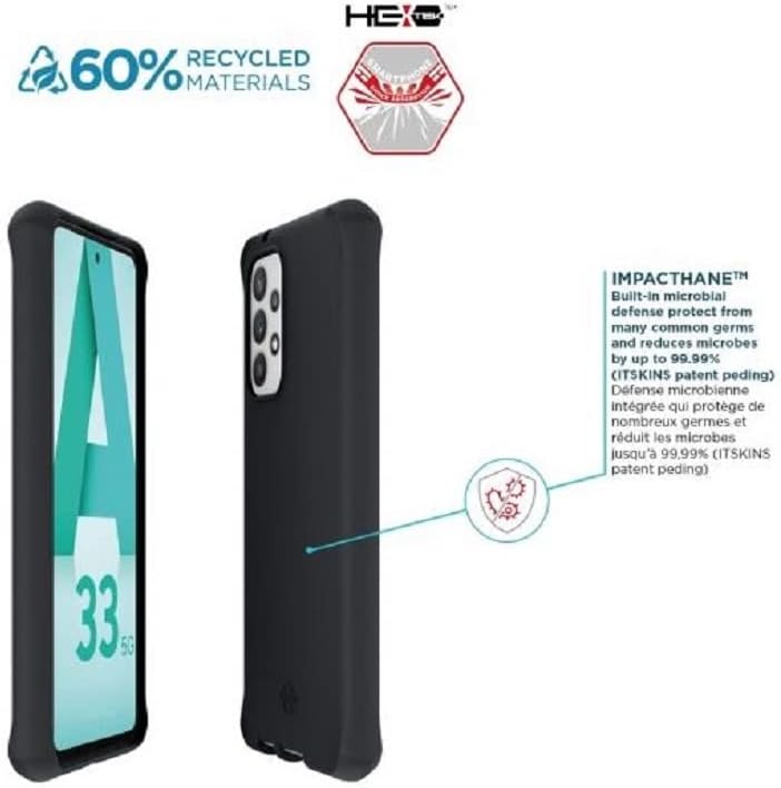 SPECTRUM CASE Galaxy A33 BlackSoft bag - BTOB