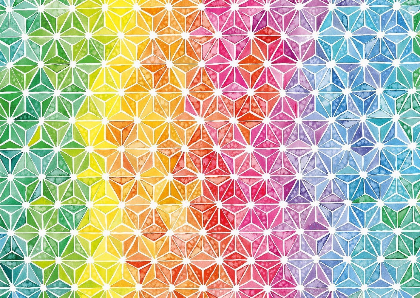 Schmidt Puzzle 1000 pièces : Triangles multicolores