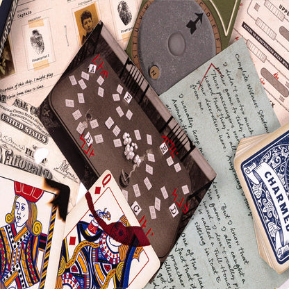 Professor Puzzle | Dead Man's Hand | Mini Murder Mystery Game | Ages 12+ | 1-4 Players | 60+ Minutes Playing Time