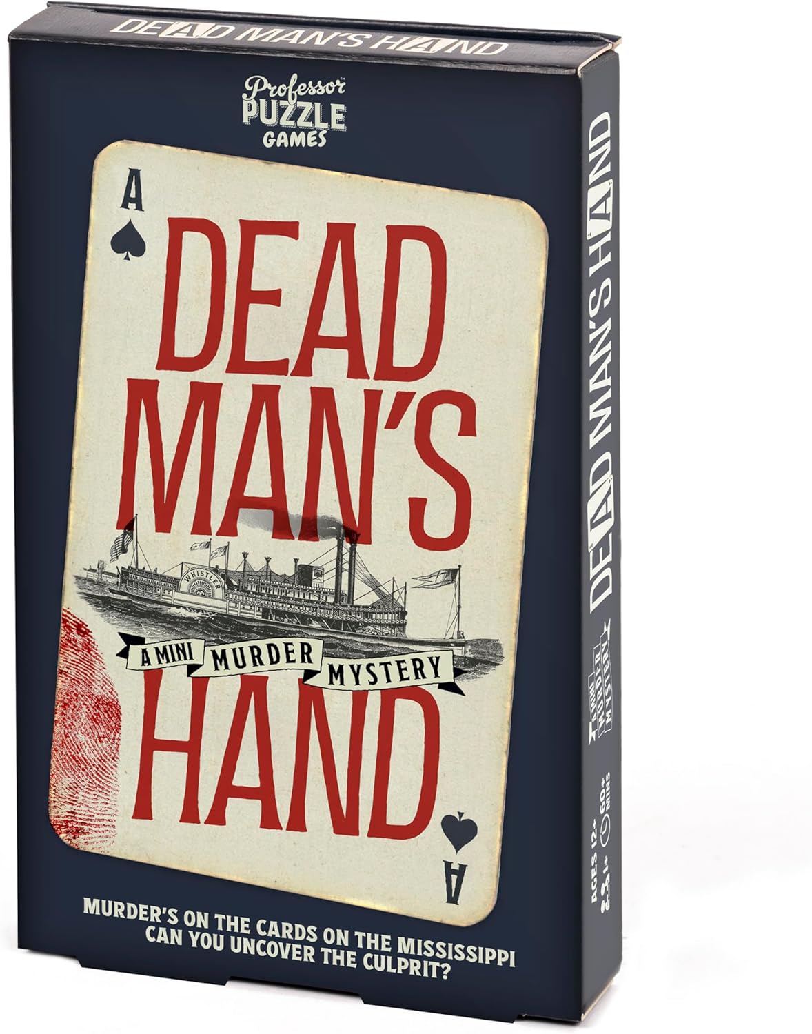 Professor Puzzle | Dead Man's Hand | Mini Murder Mystery Game | Ages 12+ | 1-4 Players | 60+ Minutes Playing Time
