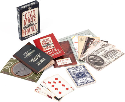 Professor Puzzle | Dead Man's Hand | Mini Murder Mystery Game | Ages 12+ | 1-4 Players | 60+ Minutes Playing Time