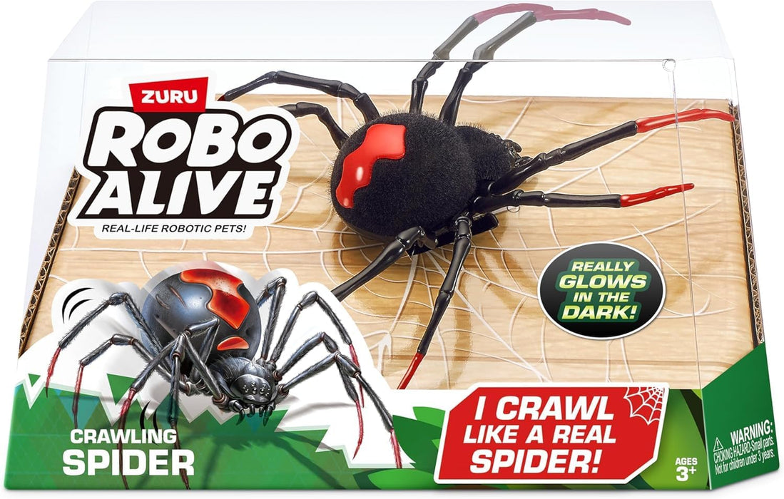 Zuru – Robo Alive – Araña – Serie 2 – Movimientos realistas – Fluorescente – 7151