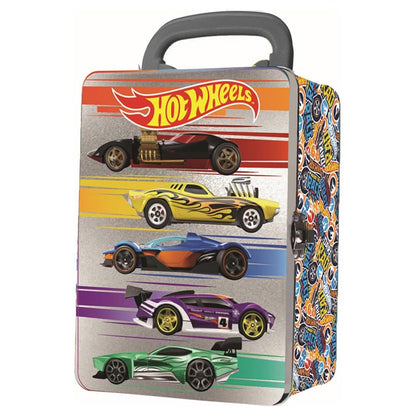 Hot Wheels 1:64 Scale cars Metal Car Carry Case I 18 Toy Car Storage & Organiser I Gift for Collectors & Kids Ages 3 Years Old & Up I 3D lid design I (Cars not included) Hwcc2-23s