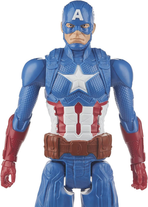 Avengers - Captain America (Action figure 30 cm con blaster Titan Hero Blast Gear