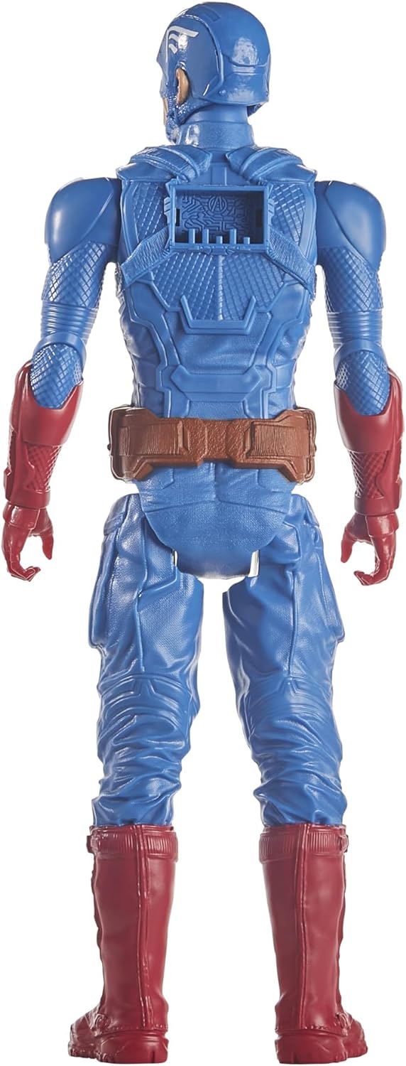 Avengers - Captain America (Action figure 30 cm con blaster Titan Hero Blast Gear