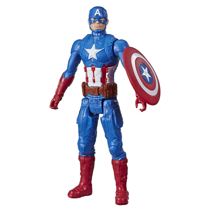 Avengers - Captain America (Action figure 30 cm con blaster Titan Hero Blast Gear
