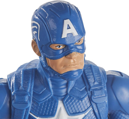 Avengers - Captain America (Action figure 30 cm con blaster Titan Hero Blast Gear