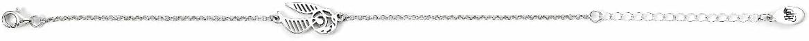 Harry Potter Sterling Silver Golden Snitch Charm Bracelet