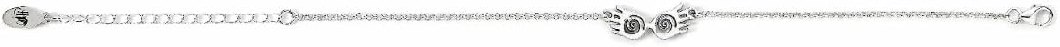 Harry Potter Sterling Silver Luna Specs Charm Bracelet