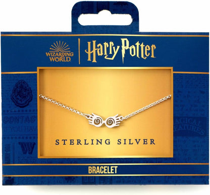 Harry Potter Sterling Silver Luna Specs Charm Bracelet