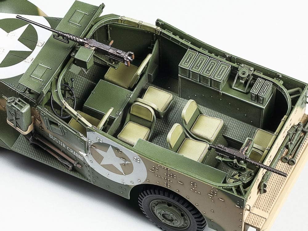 Tamiya 35363 - Maqueta de Coche (Escala 1:35, M3A1, Escala 1:35, Modelos de plástico, para aficiones, Manualidades, Pegado, maqueta, maqueta, ensamblaje